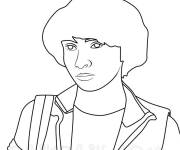 Coloriage Gar&ccedil;on Mike Stranger Things