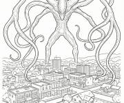 Coloriage G&eacute;ant Mind Flayer