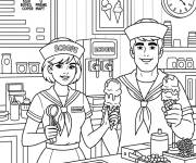 Coloriage Glacier Stranger Things