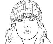 Coloriage Joyce Byers r&eacute;aliste de Strange Things