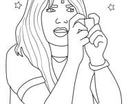 Coloriage Joyce et le myst&egrave;re de l'aimant de r&eacute;frig&eacute;rateur
