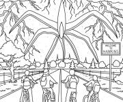 Coloriage Le Flagelleur mental de Hawkins