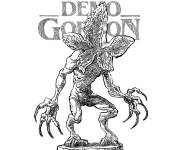 Coloriage Le monstre Demogorgon