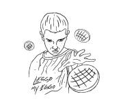 Coloriage Les superpouvoirs d'Eleven