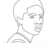 Coloriage Lucas Stranger Things pour ados