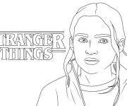 Coloriage Max de Stranger Things 4