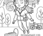 Coloriage Max flotte avec de la musique