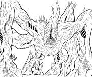 Coloriage Mind Flayer de Strange Things