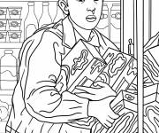 Coloriage Onze avec des &oelig;ufs