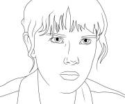 Coloriage Onze de Stranger Things