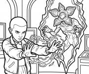 Coloriage Onze ferme la porte