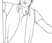 Coloriage Personnage principal de Stranger Things saison 4