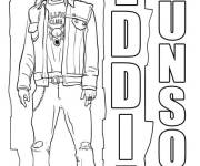 Coloriage Poster de Eddie Munson