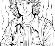 Coloriage Poster de Mike Wheeler