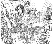 Coloriage Poster Stranger Things