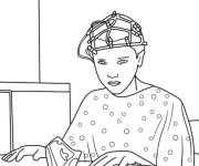 Coloriage Pouvoirs mentaux de onze