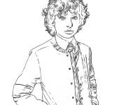 Coloriage Profil de Mike Wheeler