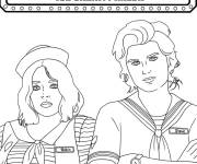 Coloriage Robin et Steve chez Scoops Ahoy