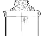 Coloriage et dessins gratuit Sc&egrave;ne de compte de Stranger Things à imprimer