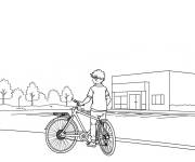 Coloriage Steve de Stranger Things style cartoon