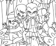 Coloriage Stranger Things de dessin anim&eacute;