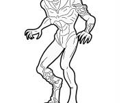 Coloriage Stranger Things fortnite