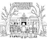 Coloriage Stranger Things Pdf