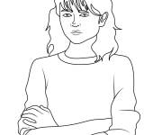 Coloriage Stranger Things saison 4 pour fille