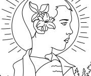 Coloriage Stranger Things simple