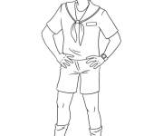 Coloriage et dessins gratuit Stranger Things stylis&eacute; à imprimer