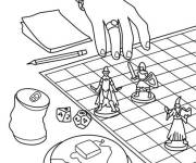 Coloriage Table DnD du Hellfire Club