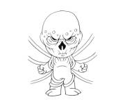 Coloriage et dessins gratuit Vecna chibi simple à imprimer