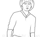 Coloriage Will Byers de Stranger Things