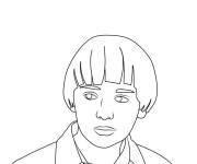 Coloriage Will en noir et blanc