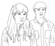 Coloriage Will et Eleven
