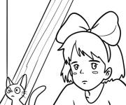 Coloriage Anime de Kiki et Jiji