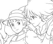 Coloriage Anime de Studio Ghibli