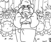 Coloriage Anime Ghibli Pom Poko