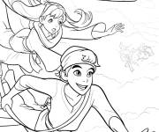 Coloriage Aventure de l'Anime du Studio Ghibli