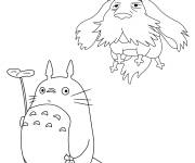 Coloriage Incons de Chihiro de Ghibli
