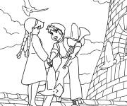 Coloriage Le Ch&acirc;teau dans le ciel de Studio Ghibli