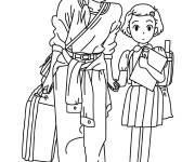 Coloriage Only Yesterday de Studio Ghibli