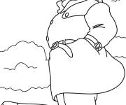 Coloriage Porco Rosso anime