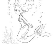 Coloriage Sir&egrave;ne de l'anime du Studio Ghibli
