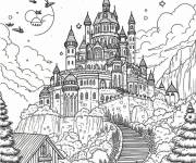 Coloriage Studio Ghibli Castle In The Sky
