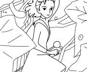 Coloriage Studio Ghibli Le monde secret d'Arrietty