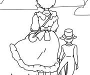 Coloriage Studio Ghibli Le murmure du c&oelig;ur