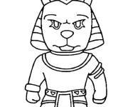 Coloriage et dessins gratuit Anubis de Stumble Guys à imprimer