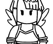 Coloriage et dessins gratuit F&eacute;e Stumble Guys à imprimer