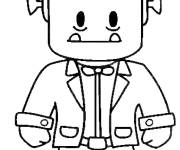 Coloriage et dessins gratuit Frankenstein Stumble Guys à imprimer